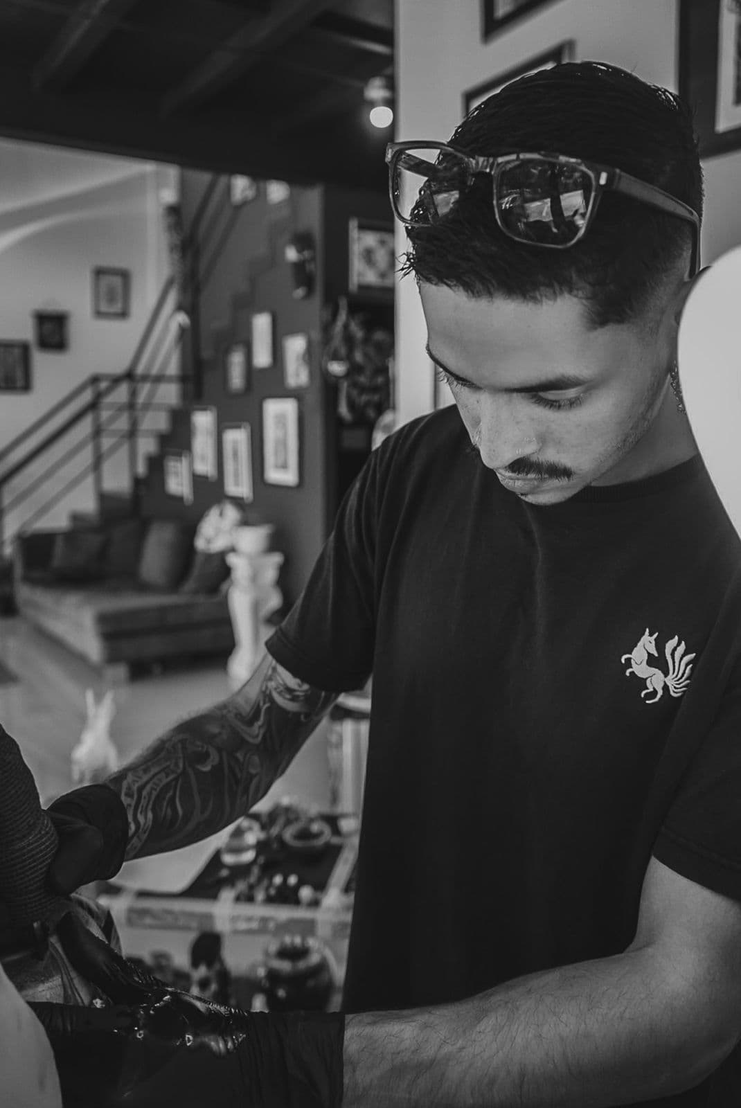Joshua tattooing